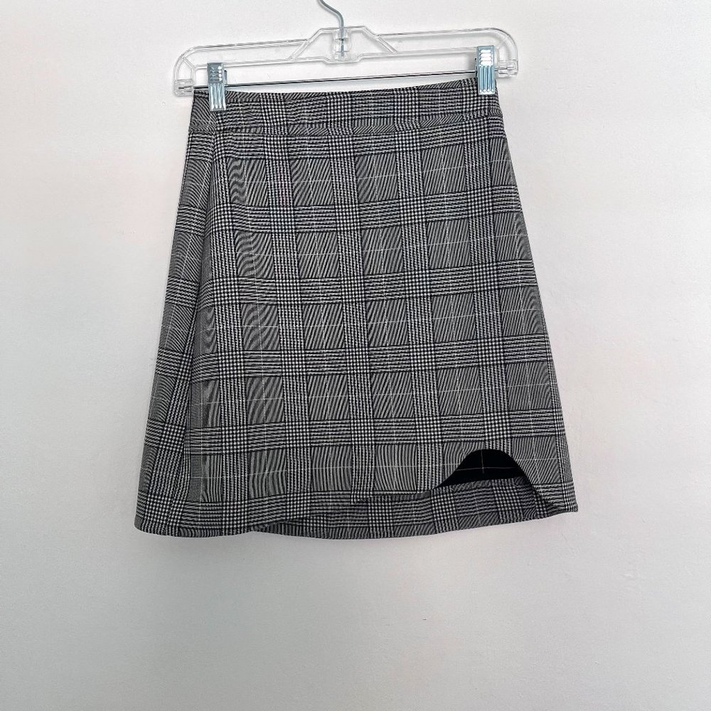GANNI Checkered Mini Skirt